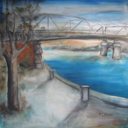 Die Ablage  2008  Acryl  100x100