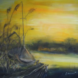 Havelidyll  2008  Acryl  100x100