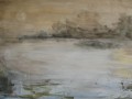 M  rkische Seenlandschaft  1999  Acryl   60x 120
