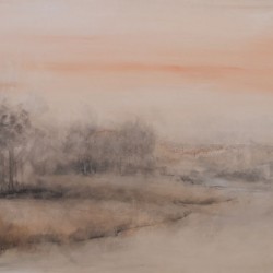 Dorfstra  e  2011  Acryl  80x160