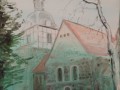Kirche in Wusterwitz  2015  Acryl   80x60