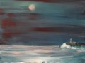 Meer in der Nacht  2019  40x40