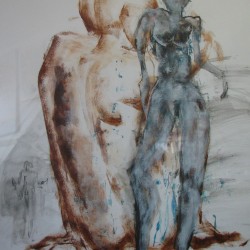 Ohne Titel  2009  Acryl  70x50